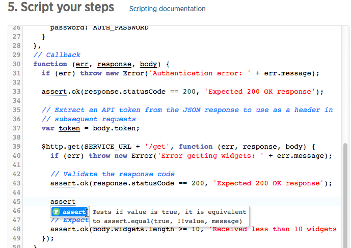 New Relic Synthetics: API Testing Script