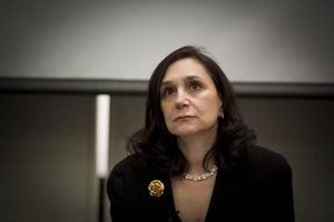 A photograph of media theorist Sherry Turkle by Flickr user jeanbaptisteparis