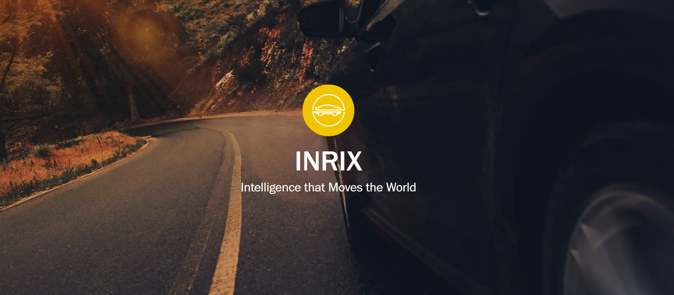 INRIX web site screenshot