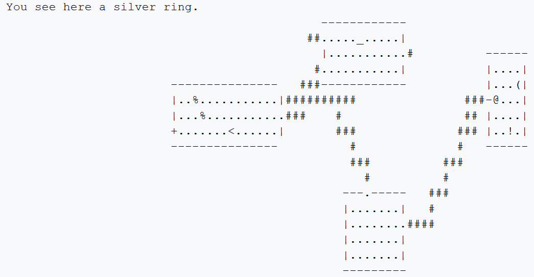 NetHack map