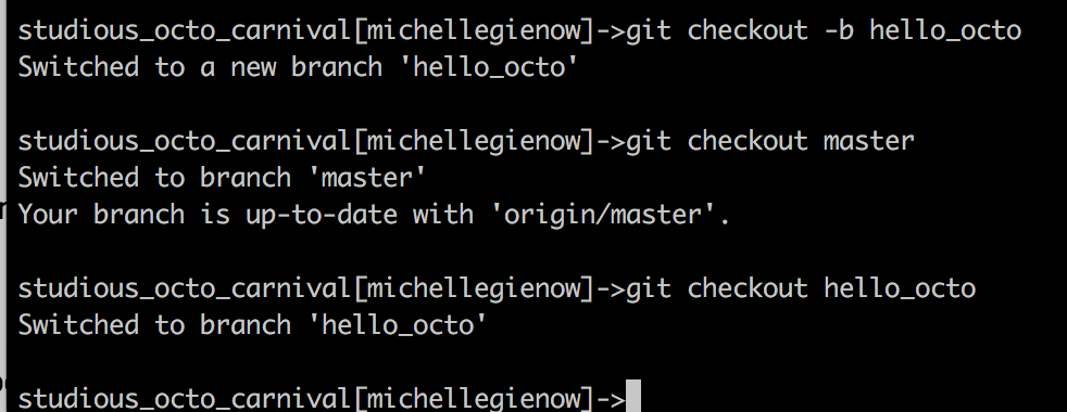 git create branch off previous commit