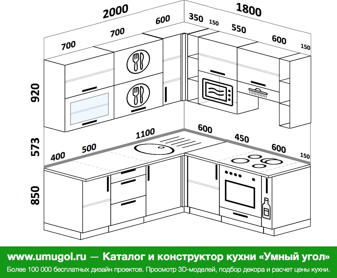 Модуль кухни конструктор