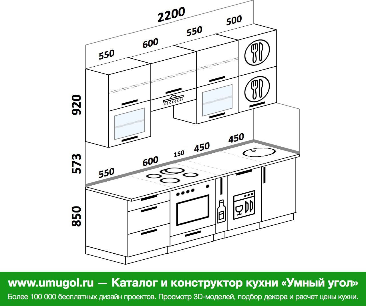 кухня 3 на 3 дизайн с посудомоечной