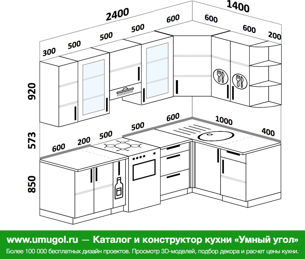 Кухня угловая 6 кв калькулятор