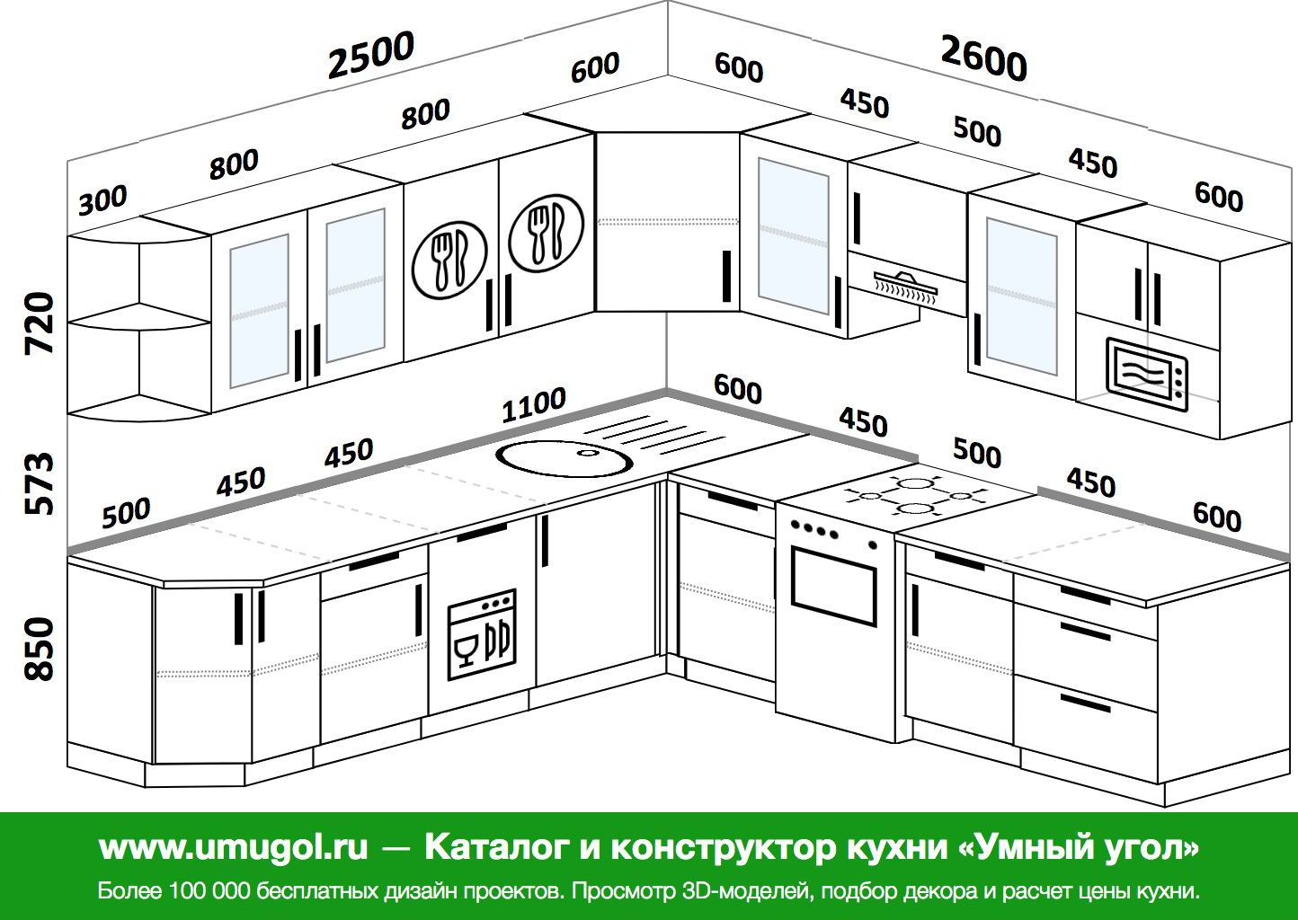 Конструктор для чертежа кухни