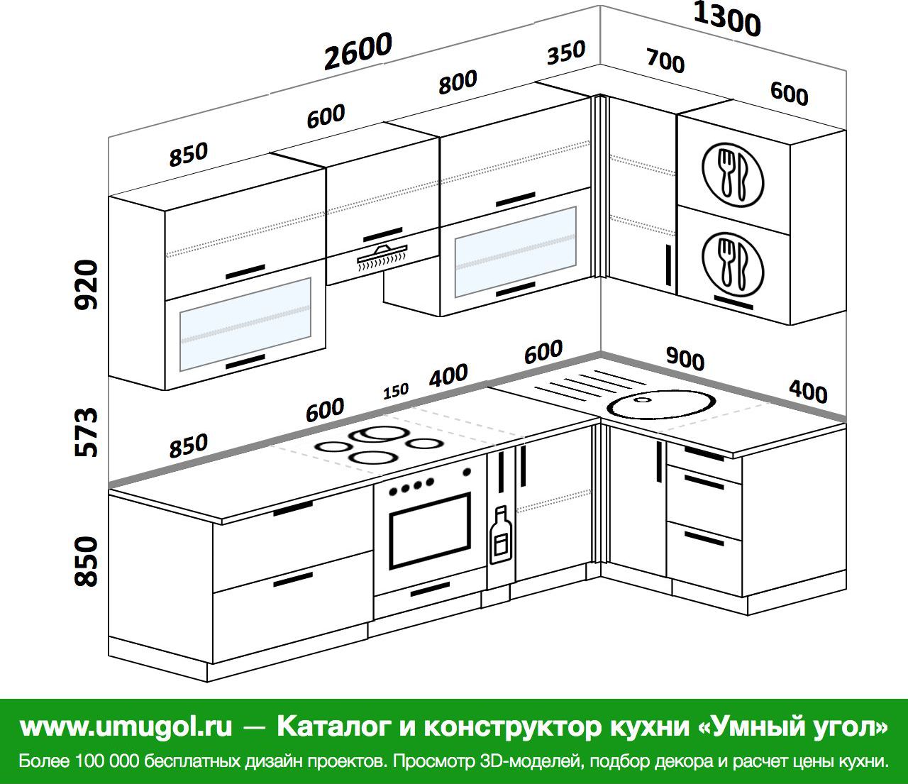 Правильная планировка угловой кухни