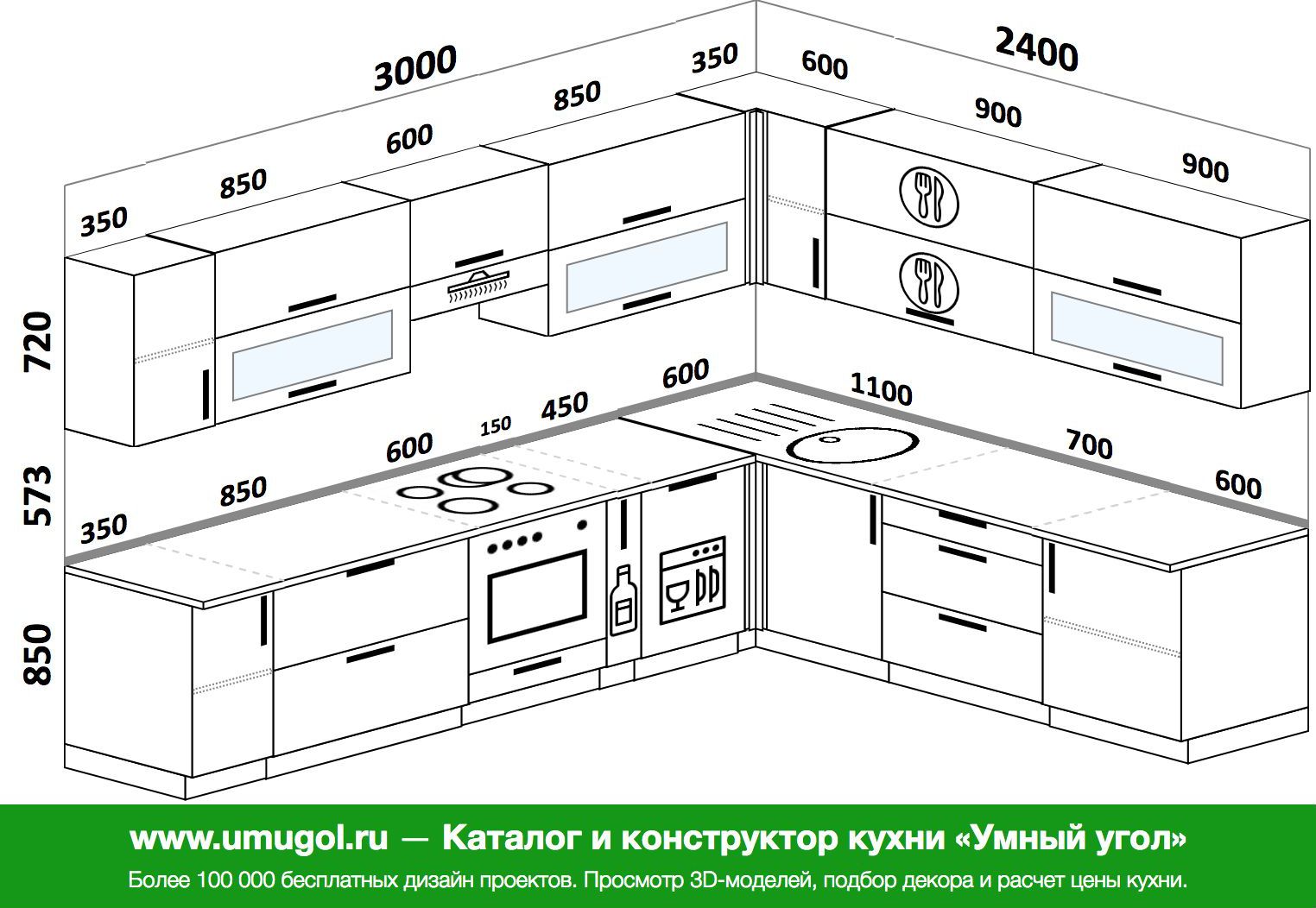 Духовка в Угловом шкафу кухни