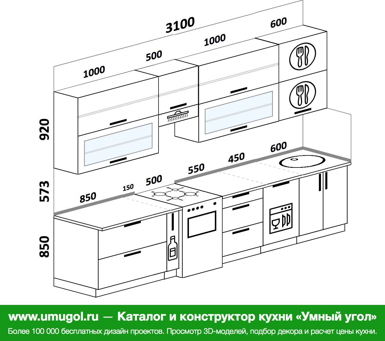 Толщина кухни мдф