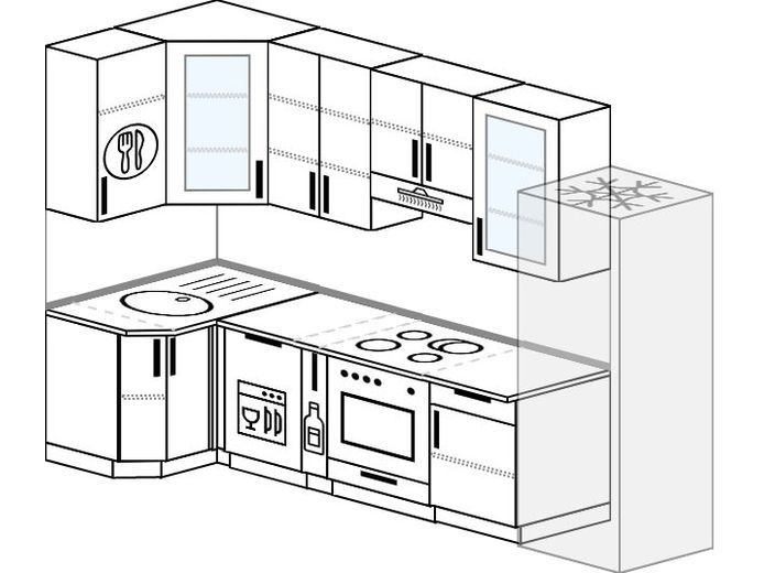 Как нарисовать проект угловой кухни самостоятельно