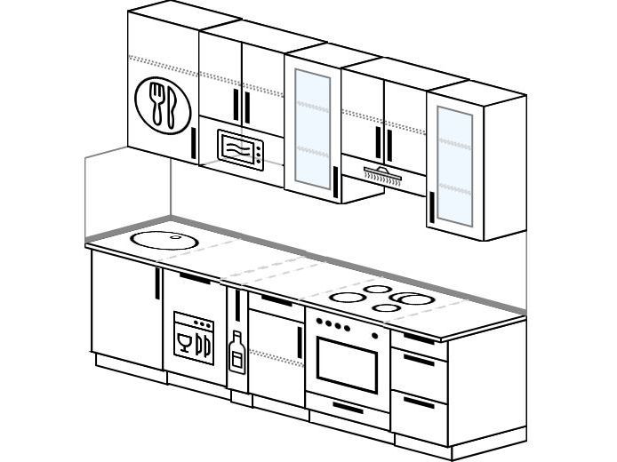 Размеры раковин встраиваемой кухни. Эскиз кухни прямой. Прямая кухня эскиз. Кухня 2600 прямая проект. Эскиз кухни прямой 3 метра.