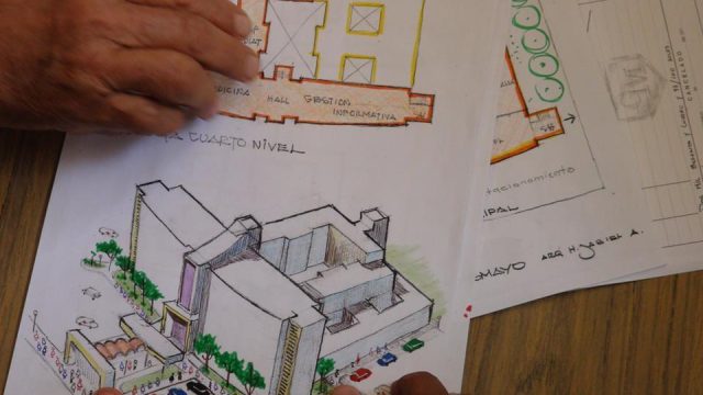 Boceto del Hospital
