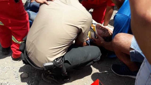 Accidente Moto San Jose