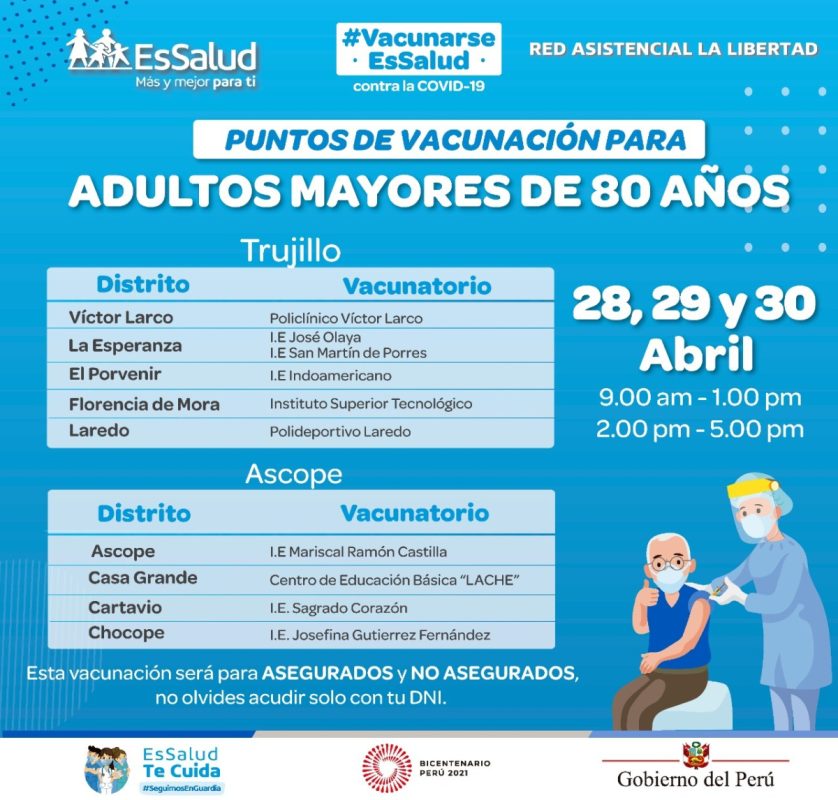 Vacunacion Essalud Trujillo
