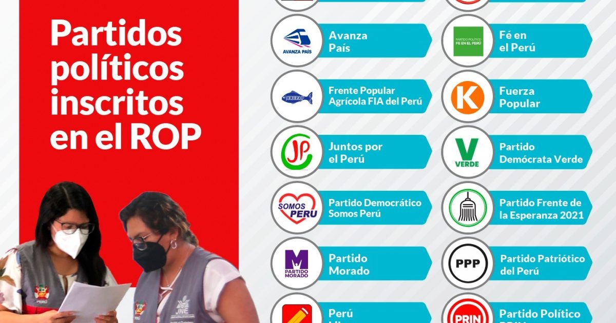 Jne Anuncia Que 16 Partidos Lograron Inscripción Undiario 1411