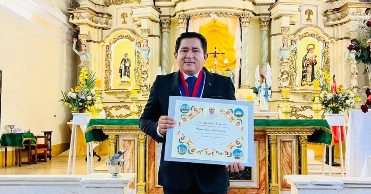Alcalde Elmer León Recibió “bendición Papal Por Acción Solidaria” Undiario 2517