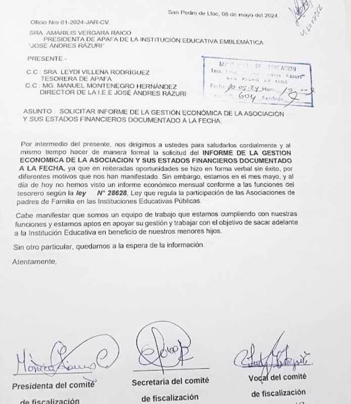 FISCALIZACION PIDE CUENTAS