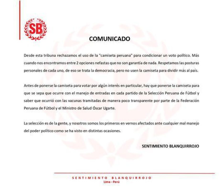 Sentimiento Blanquirrojo