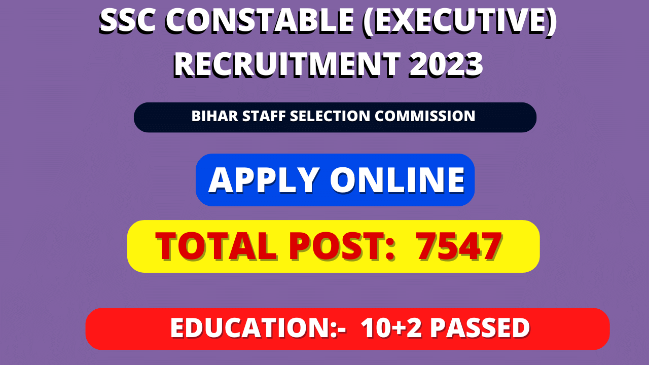 SSC Constable Recruitment 2023