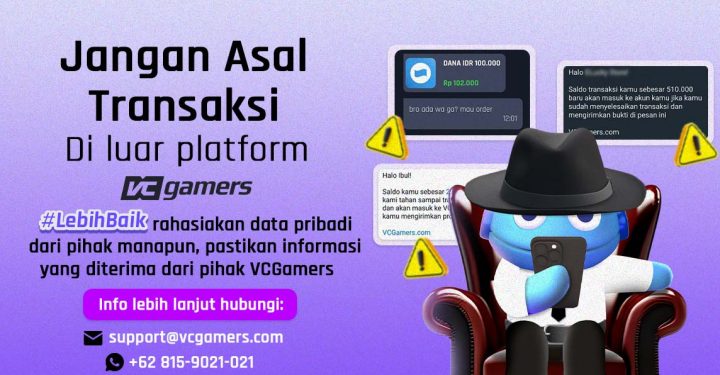 Hati-Hati Penipuan Mengatasnamakan VCGamers