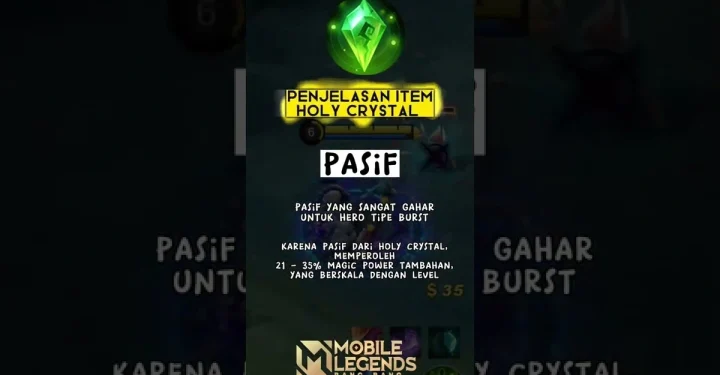 Holy Crystal, Kristal Hijau Penambah Kekuatan Tempur Hero Mage