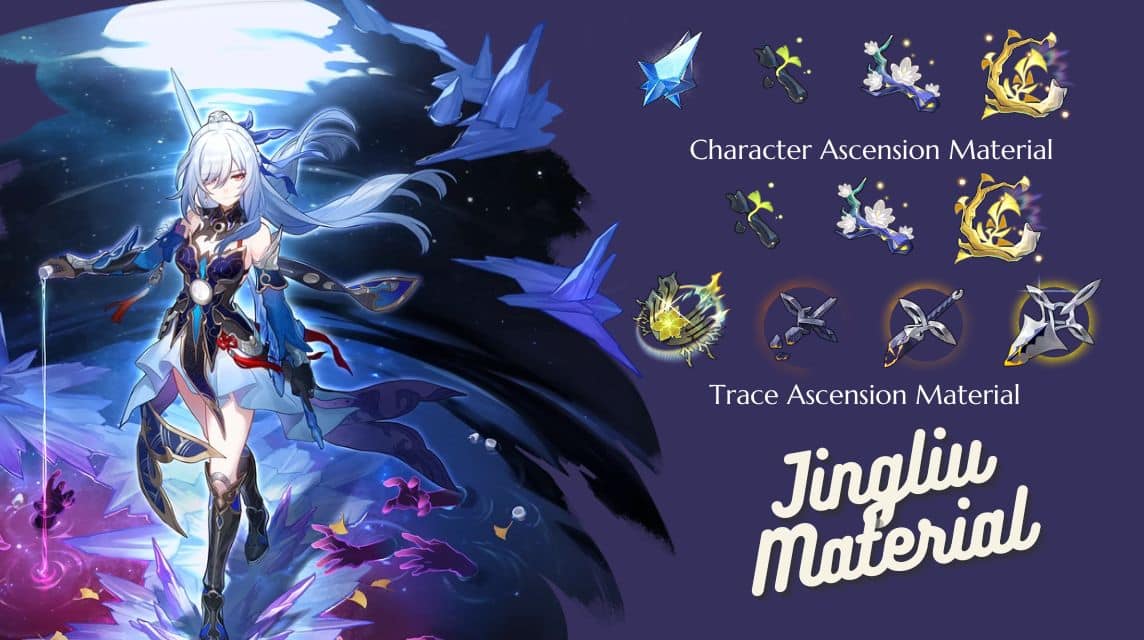 Jingliu Material ascension honkai star rail