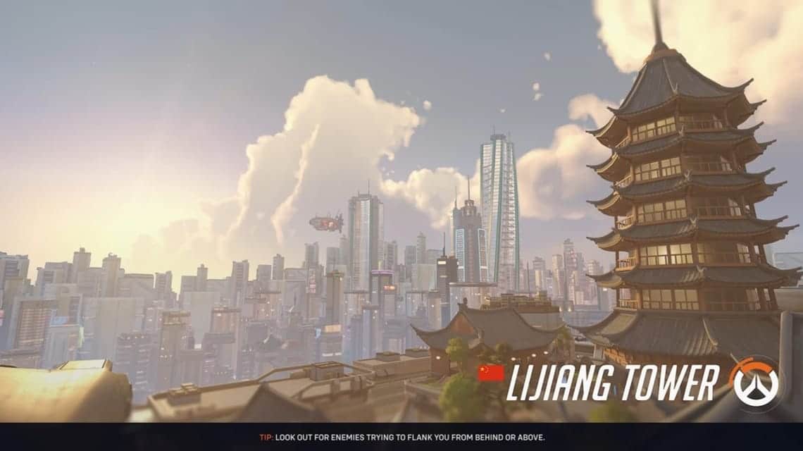 Overwatch Map - Lijiang Tower