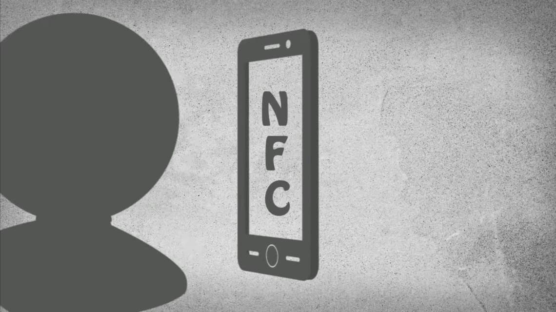 NFC-Funktion am Mobiltelefon