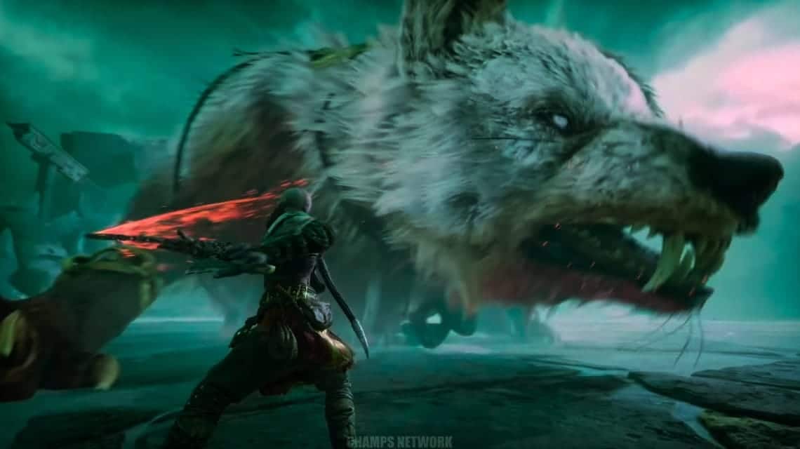 Blade of Chaos - Kratos vs Fenrir