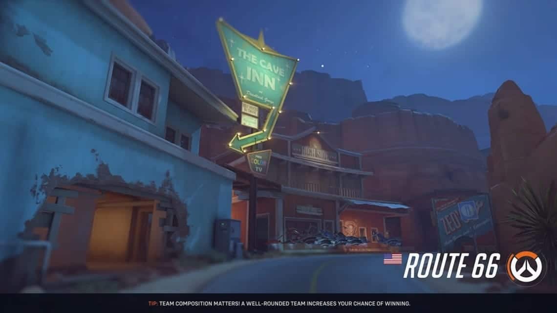 Overwatch Map - Route 66