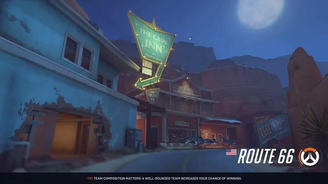 Overwatch-Karte – Route 66