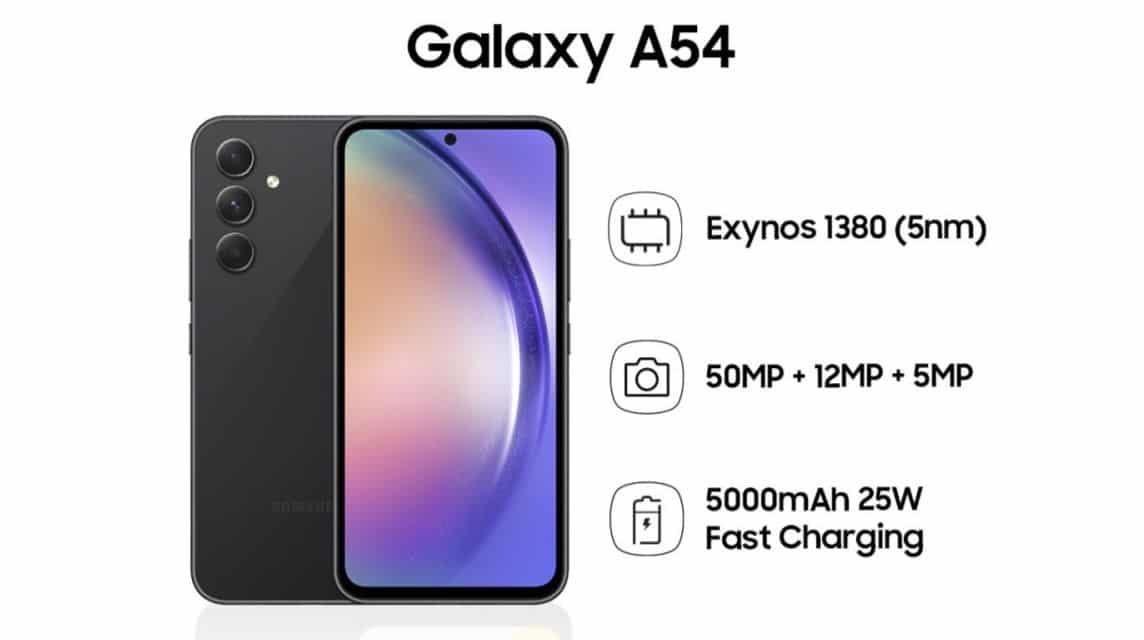 Galaxy A54 5G smartphone