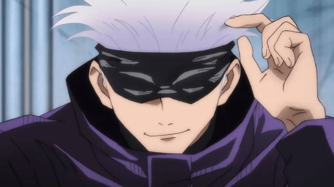 why does gojo wear an eye patch 