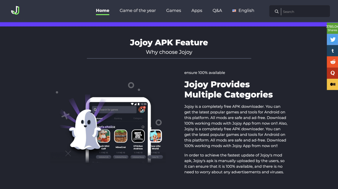 Cara Download Jojoy io