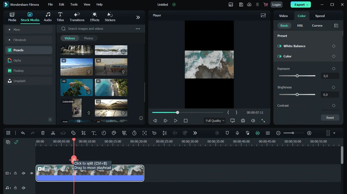 video editing application on laptop (2)