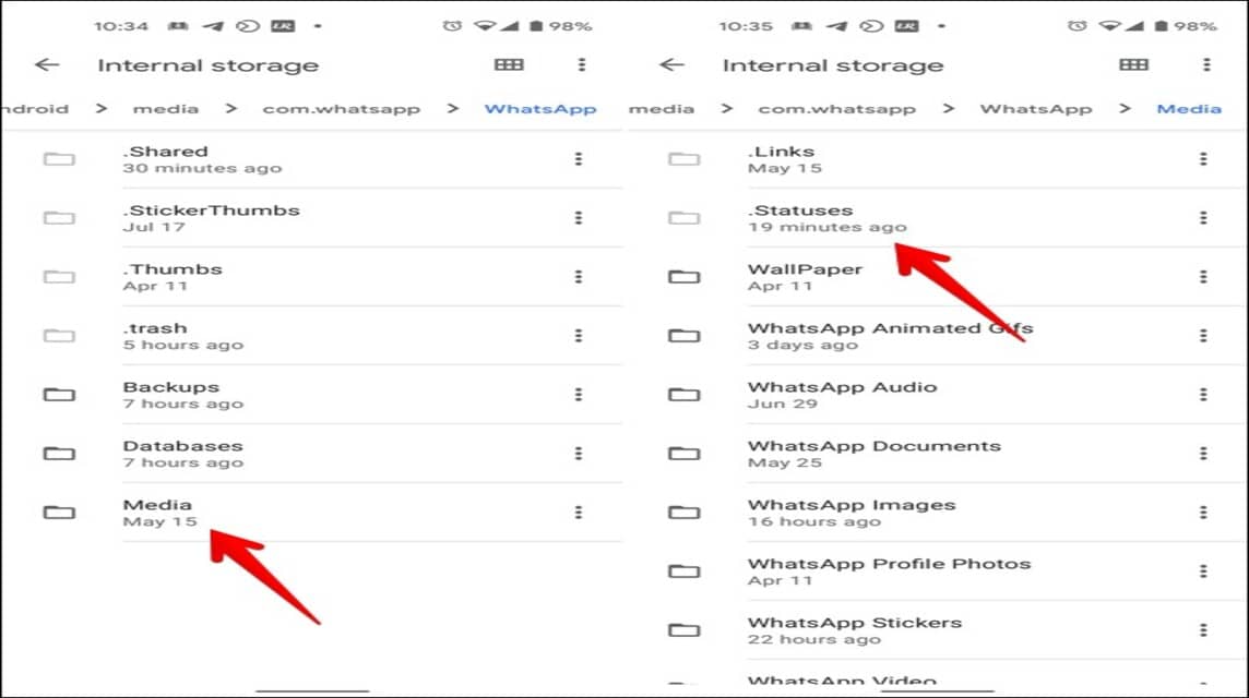 how to see wa status without knowing (4)