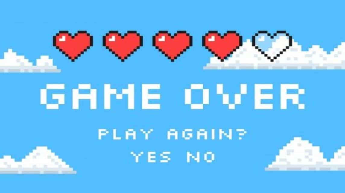 GAME OVER-PLAY AGAIN | Poster