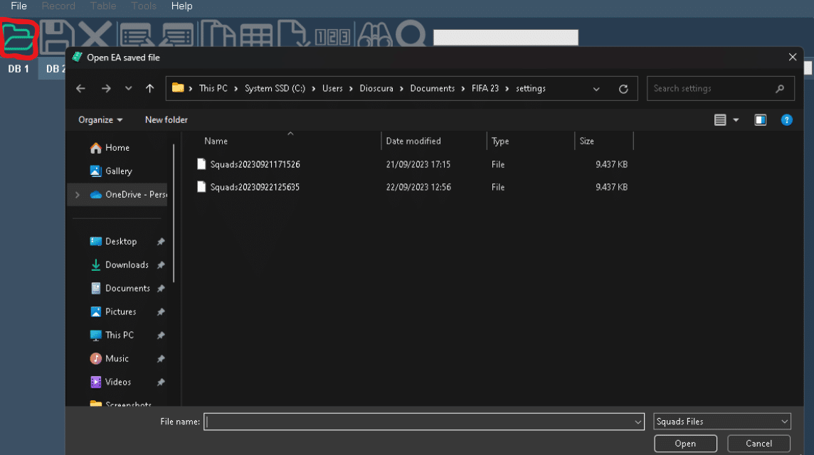 关系型数据库显示 23