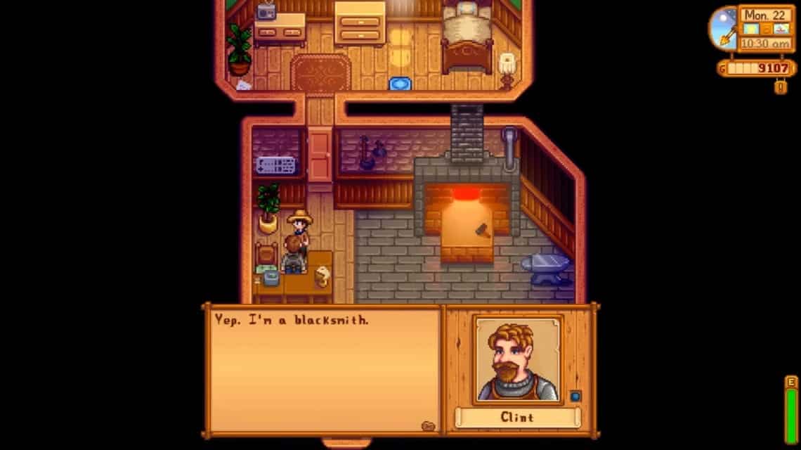 Karakter Stardew Valley - Clint