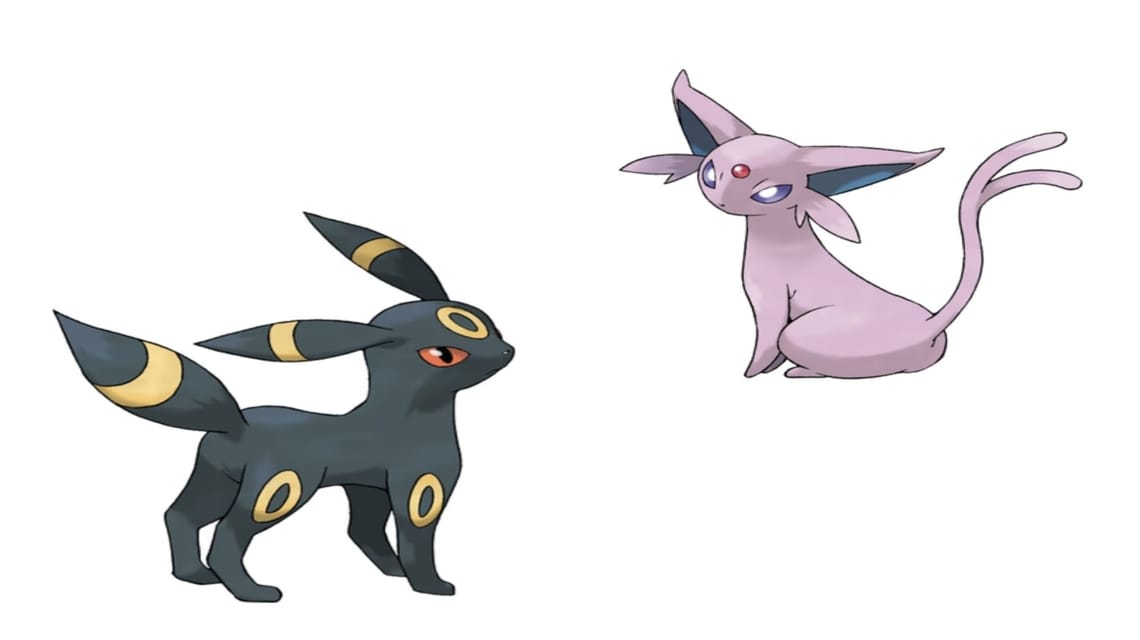 Pokemon Go 伊布进化 - Espeon 和 Umbreon