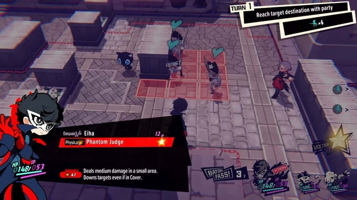 Gameplay Persona 5 Tacticals