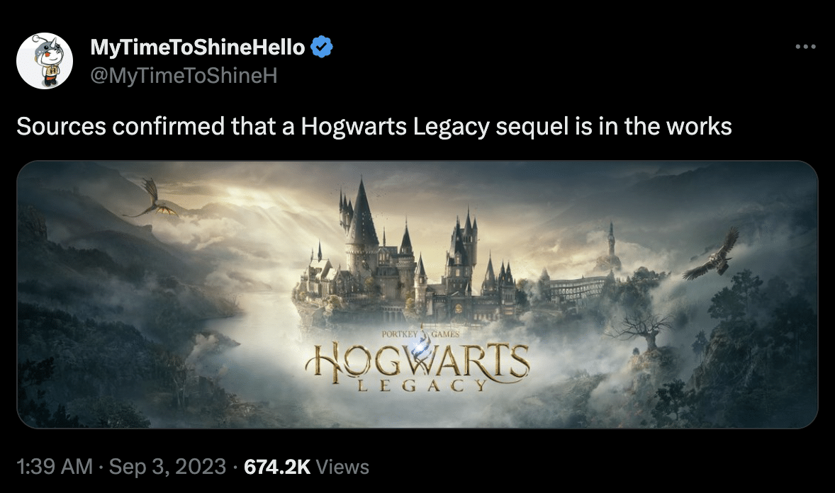 Hogwarts Legacy 2 está em desenvolvimento, aponta rumor - Leonhart Games