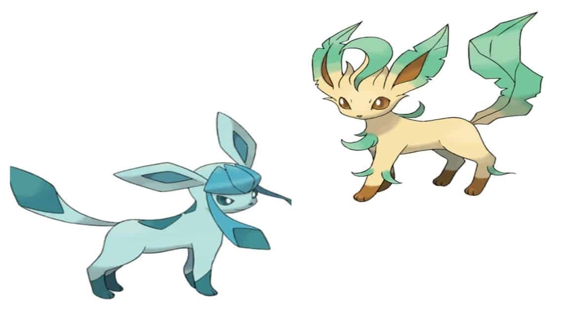 Pokemon Go Eevee Evolution - Leafeon and Glaceon