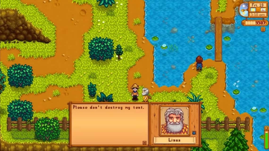 Stardew Valley-Charakter – Linus