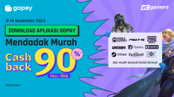 Promo GoPay November 2023, Top Up Game Auto Dapat Cashback Hingga 90%