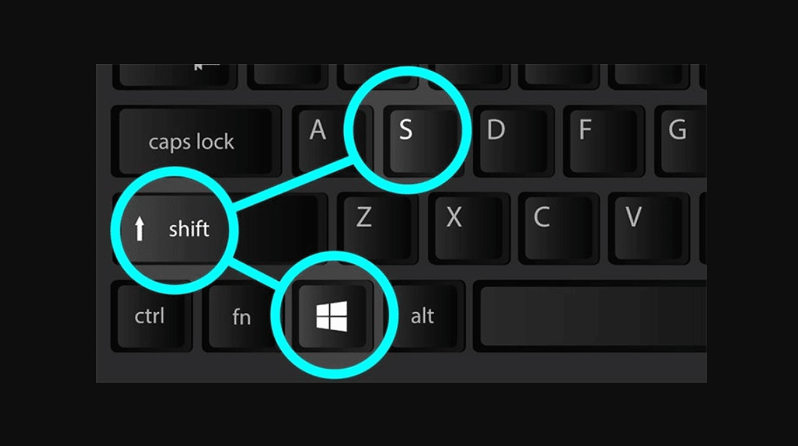 윈도우 키 + Shift + S