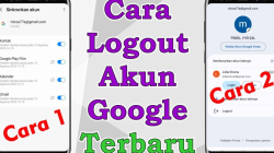 How to log out of Google account on cellphone