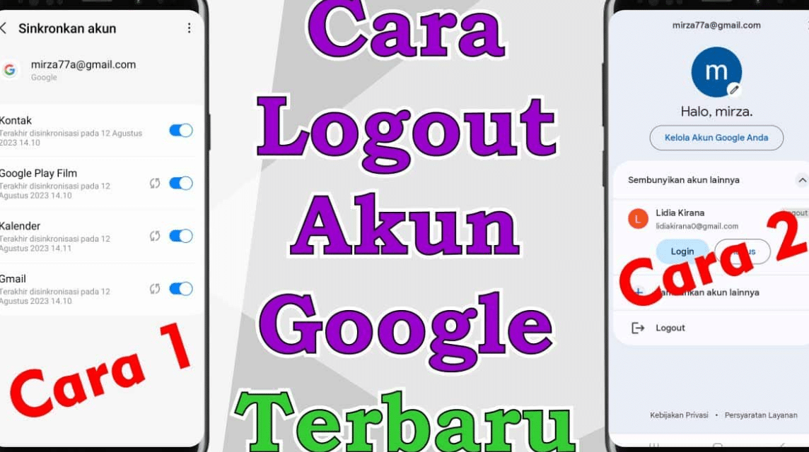 Cara Logout Akun Google di HP