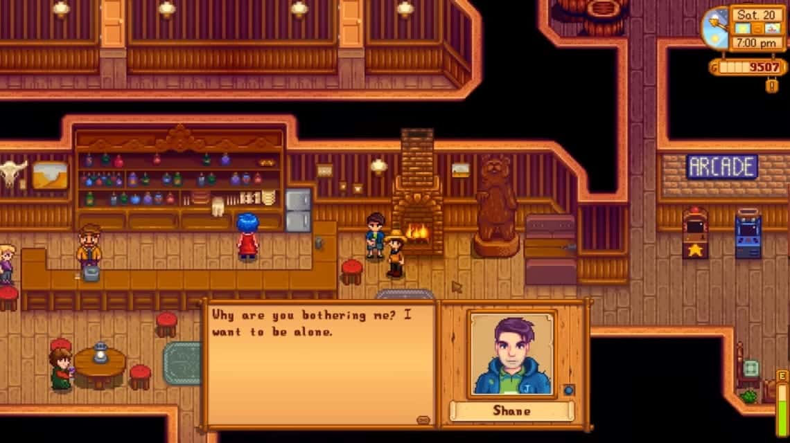 Stardew Valley-Charakter – Shane