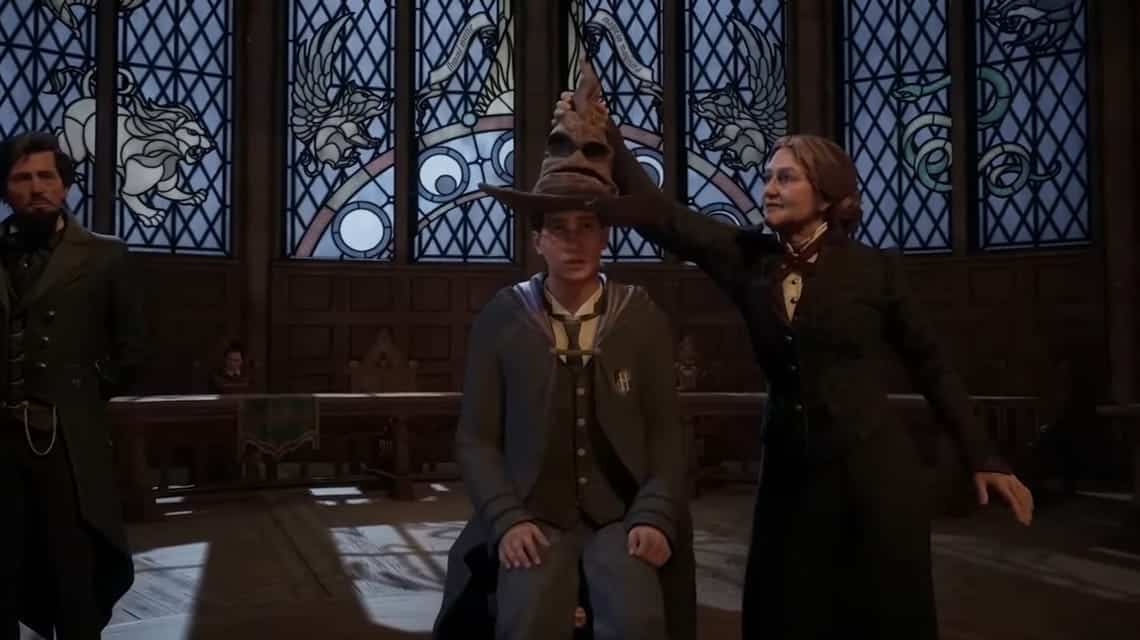 How to choose a house in Hogwarts Legacy - Sorting Hat Ceremony