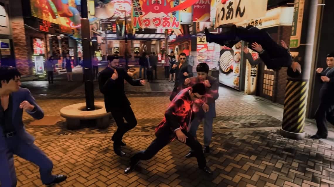 Gameplay wie ein Drache Gaiden – Kämpfe im Yakuza-Stil